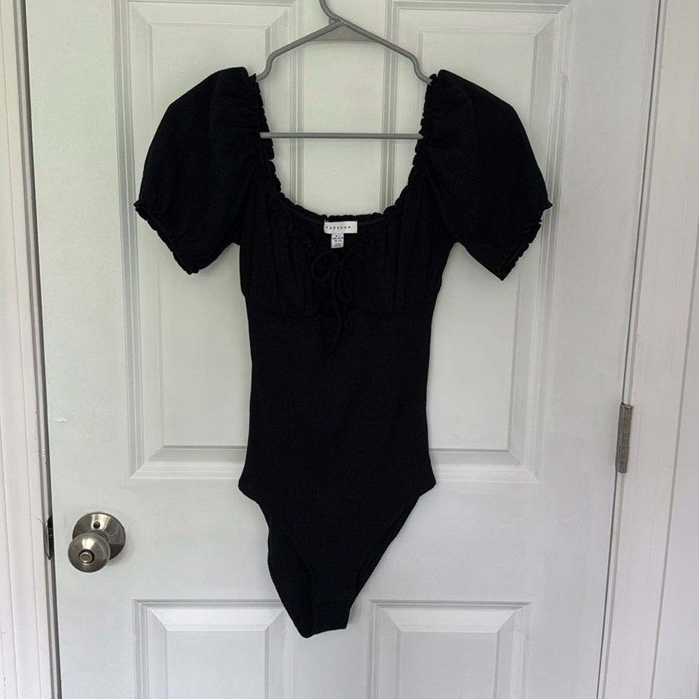 Cute black Topshop bodysuit